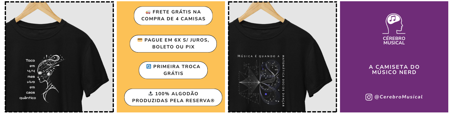 Banner da loja do Cérebro Musical.